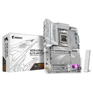 Gigabyte X870 Aorus Elite WiFi7 ICE ATX AM5 DDR5 Gaming Motherboard