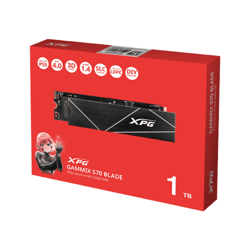 XPG Gammix S70 Blade 1TB Gen4 NVMe M.2 SSD Price in Pakistan – PCIe 4.0 High-Speed Gaming SSD - Image 3