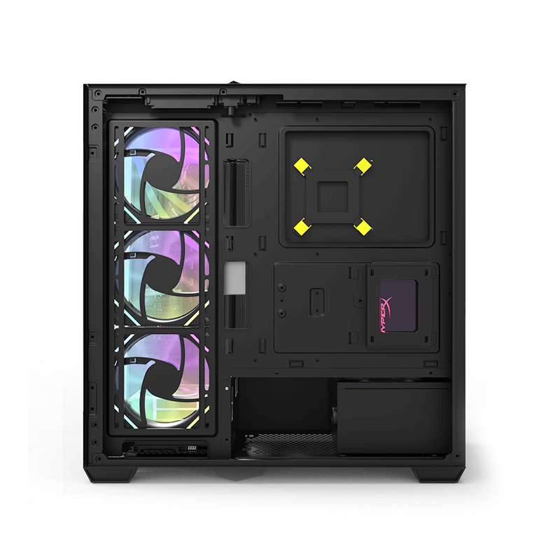 DarkFlash DS900 ATX PC Case 270° Panoramic Glass Mid-Tower ATX Case – Black Dust-Proof - Image 4
