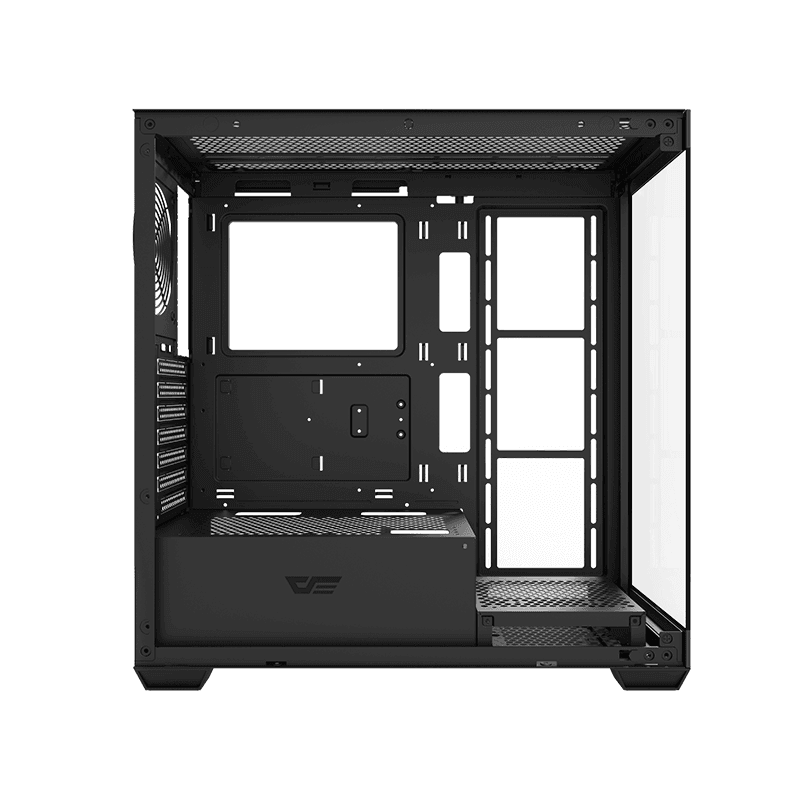 DarkFlash DS900 ATX PC Case 270° Panoramic Glass Mid-Tower ATX Case – Black Dust-Proof - Image 5