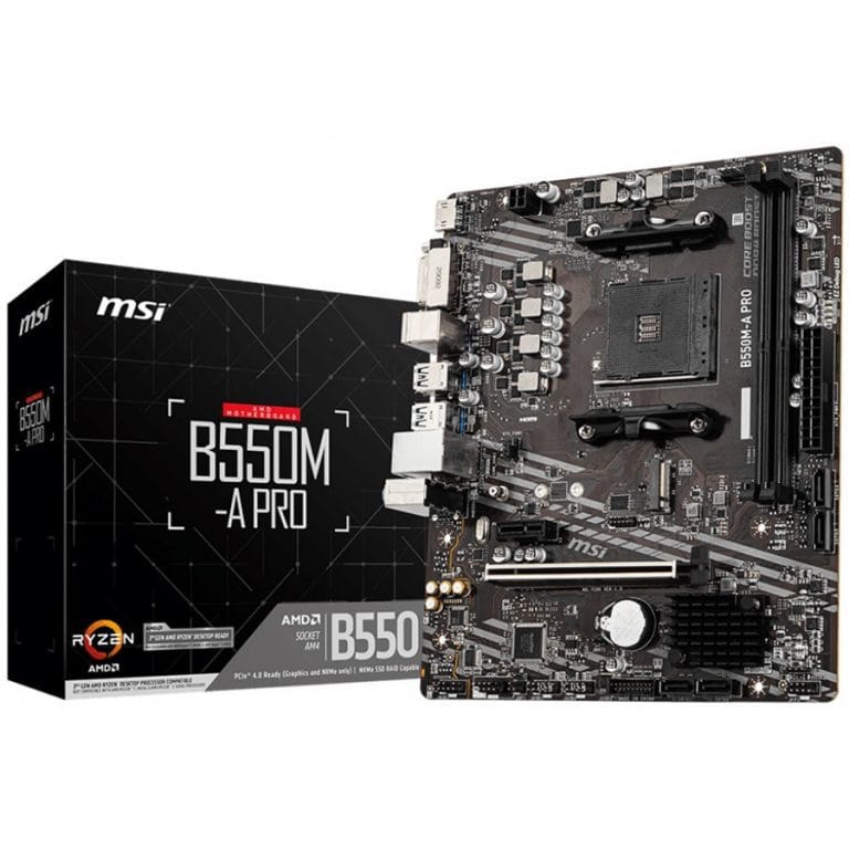 MSI B550M-A PRO ProSeries Motherboard AMD Ryzen AM4