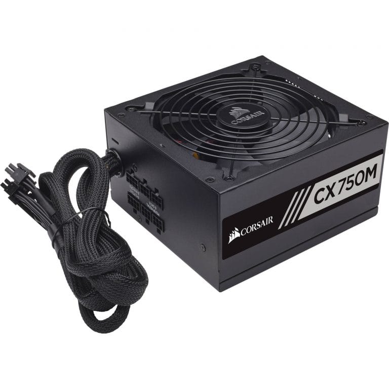 Corsair CX Series CX750M – 750 Watt 80 PLUS Bronze Certified Semi-Modular ATX PSU