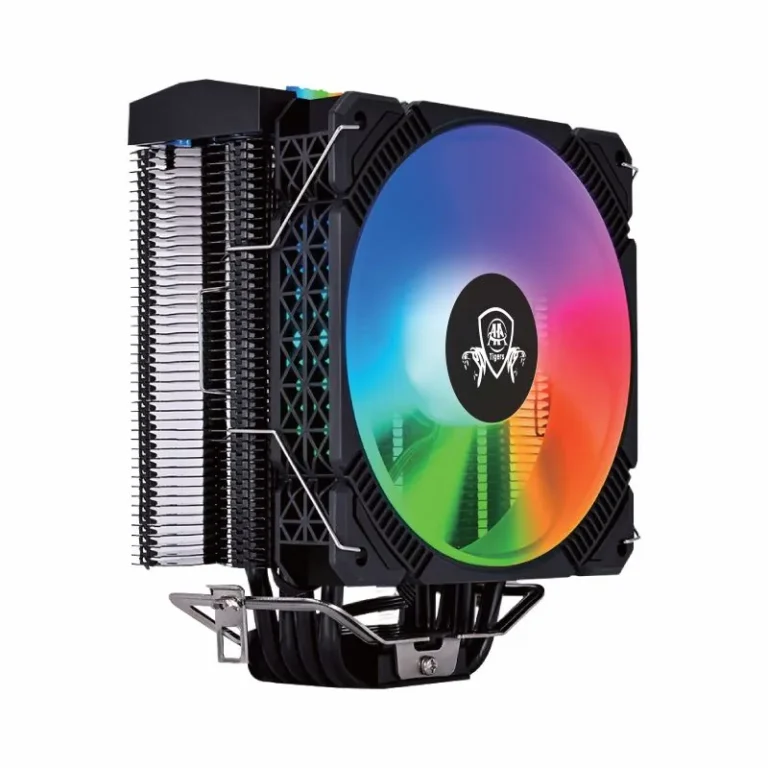AA-Tigers AA-650 (4-PIPE) RGB CPU Cooler – Black/White