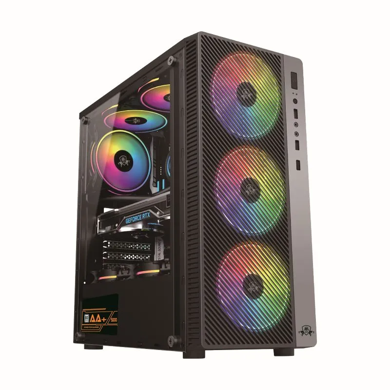 AA-Tigers Fury ATX Gaming Case – Black/White