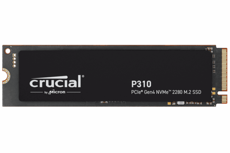 Crucial P310 NVMe 2280 M.2 PCIe Gen 4 SSD – 500GB/1TB/2TB/4TB (Non-Heatsink/Heatsink)