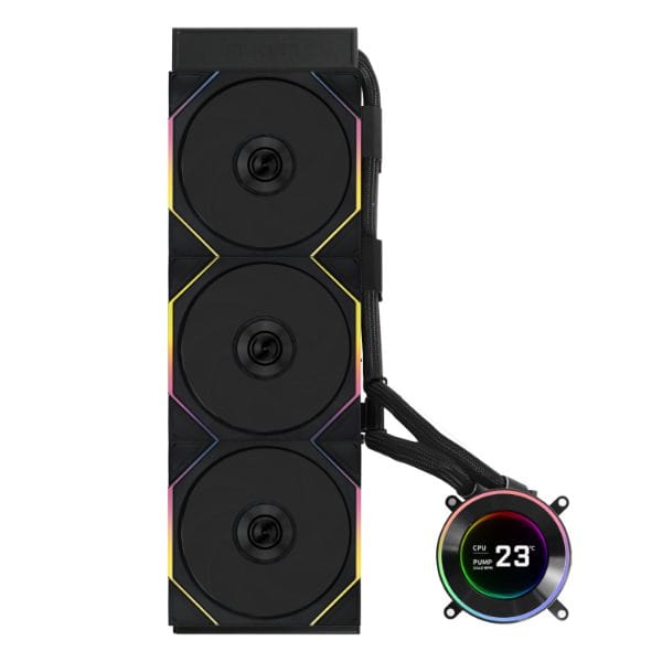 Thermalright Wonder Vision 360 UB ARGB 360mm ARGB Display AIO CPU Liquid Cooler – Black/White