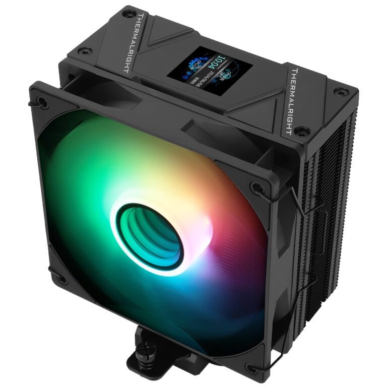 Thermalright Assassin Spirit 120 Vision ARGB CPU Air Cooler – Black/White