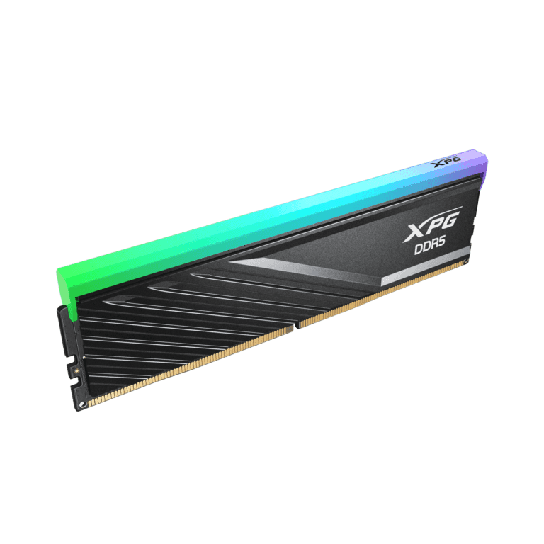 XPG Lancer Blade RGB 64GB (2x32GB) 6000MT/s CL36 DDR5 Ram – Black/White