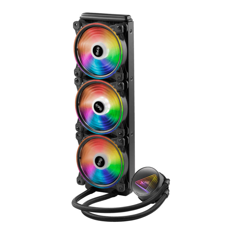 XPG Levante X 360 ARGB 360mm AIO CPU Liquid Cooler – Black/White
